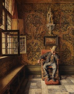 Der Mann im Stuhl von Henri de Braekeleer