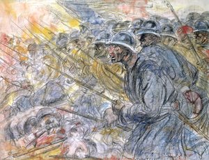 Der Angriff, Verdun von Henri de Groux