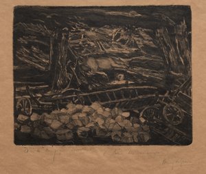 Die Weinlese!: Ort der Verwüstung von Henri de Groux