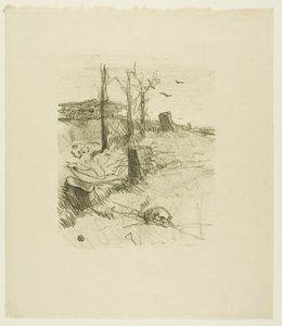 Ein Friedhof in Galizien, aus Au Pied du Sinaï von Henri de Toulouse-Lautrec