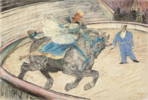 Im Zirkus: Arbeit im Ring von Henri de Toulouse-Lautrec