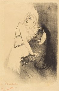 An der Renaissance: Sarah Bernhardt in "Phèdre" von Henri de Toulouse-Lautrec