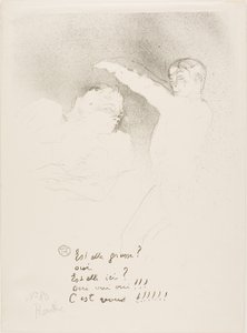 Bei den Variétés: Mademoiselle Lender und Brasseur von Henri de Toulouse-Lautrec