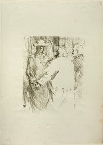 Clemenceau im Gebüsch, aus Au Pied du Sinaï von Henri de Toulouse-Lautrec