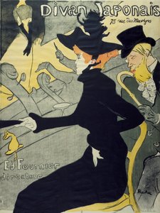 Divan Japonais von Henri de Toulouse-Lautrec