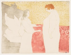 Elles: Frau im Bett von Henri de Toulouse-Lautrec