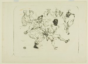 Footit und Chocolat von Henri de Toulouse-Lautrec