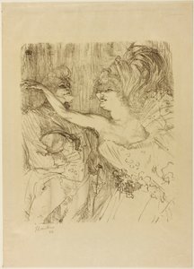Guy und Mealy, in "Paris qui Marche" von Henri de Toulouse-Lautrec