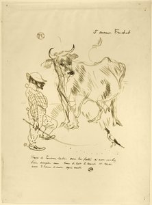 Einladung zu einem Glas Milch von Henri de Toulouse-Lautrec