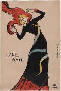 Jane Avril von Henri de Toulouse-Lautrec