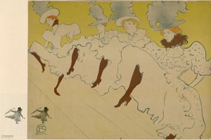 La Troupe de Mademoiselle Eglantine von Henri de Toulouse-Lautrec