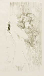 Lender und Auguez in "Das Lied vom Glück" von Henri de Toulouse-Lautrec
