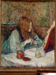 Madame Poupoule bei ihrer Toilette