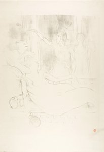Madame Simon-Girard, Brasseur und Guy in La belle Hélène von Henri de Toulouse-Lautrec