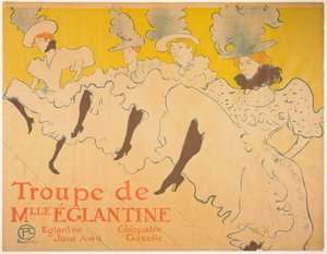 Mademoiselle Eglantines Truppe von Henri de Toulouse-Lautrec
