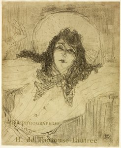 May Belfort, aus Treize Lithographies von Henri de Toulouse-Lautrec
