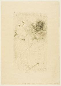 Alter Mann und junges Mädchen von Henri de Toulouse-Lautrec