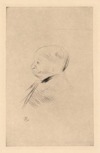 Porträt eines Mannes von Henri de Toulouse-Lautrec