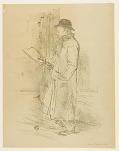 Programm für das Gémier-Benefiz von Henri de Toulouse-Lautrec