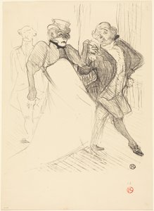Rejane und Galipaux in "Madame Sans-Gêne" von Henri de Toulouse-Lautrec