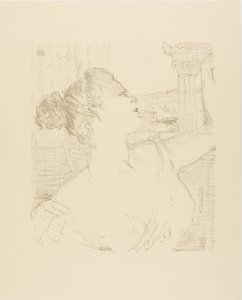 Sybil Sanderson, aus Treize Lithographies von Henri de Toulouse-Lautrec