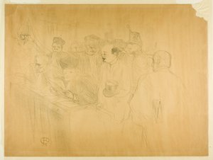 Der Arton-Prozess (dritte Tafel) von Henri de Toulouse-Lautrec
