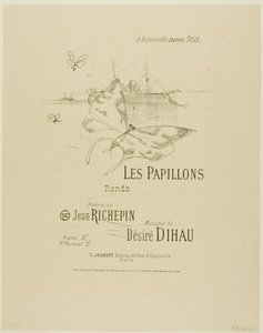 Die Schmetterlinge, aus Mélodies de Désiré Dihau von Henri de Toulouse-Lautrec