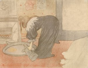 Frau an der Wanne von Henri de Toulouse-Lautrec