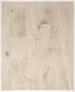 Yvette Guilbert: à Ménilmontant, de Bruant von Henri de Toulouse-Lautrec