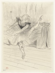 Porträt der Tänzerin Ida Heath von Henri de Toulouse Lautrec (signed by artist)