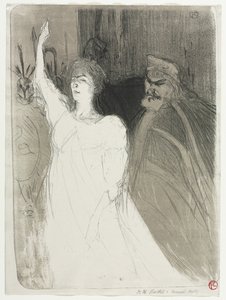Ein fürstliches Idyll, Clara Ward, 1894 von Henri de Toulouse Lautrec