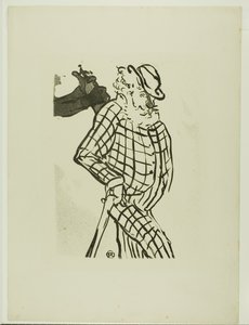 Amerikanische Sängerin, aus Le Café-Concert von Henri de Toulouse Lautrec
