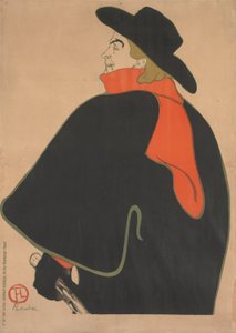 Aristide Bruant, in seinem Kabarett von Henri de Toulouse Lautrec
