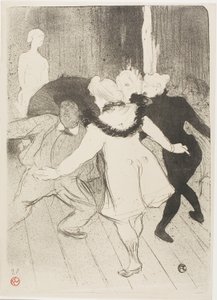 Im Folies-Bergère: Die Bescheidenheit von Monsieur Prudhomme von Henri de Toulouse Lautrec