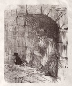 Am Fuße des Sinai: Eine Hinterstube in Krakau von Henri de Toulouse Lautrec