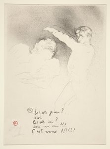Bei den Varietés: Mlle. Lender und Brasseur von Henri de Toulouse Lautrec