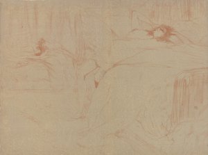 Zusammengebrochen auf dem Bett, aus der Serie Elles, 1896