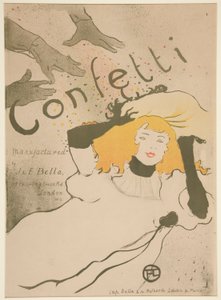 Konfetti von Henri de Toulouse Lautrec