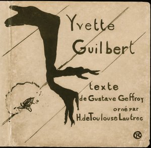 Cover für Yvette Guilbert von Henri de Toulouse Lautrec
