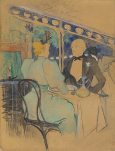 Modische Leute bei Les Ambassadeurs Aux Ambassadeurs: Gens Chic, 1893