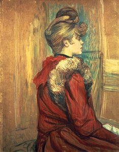 Mädchen mit einem Pelzstola, Mademoiselle Jeanne Fontaine, 1891