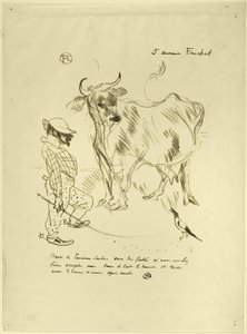 Einladung zu einem Glas Milch von Henri de Toulouse Lautrec