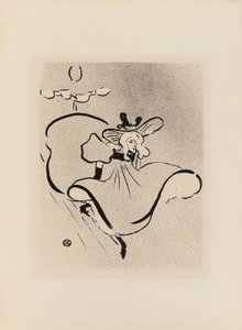 Jane Avril, aus Le Café-Concert von Henri de Toulouse Lautrec
