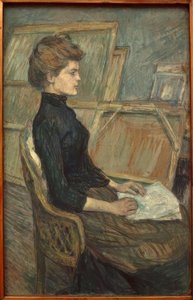 Junges Mädchen im Atelier