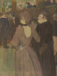 La Goulue und ihre Schwester, ca. 1892 von Henri de Toulouse Lautrec