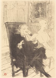 Leloir und Moreno in Les femmes savantes, 1894 von Henri de Toulouse Lautrec