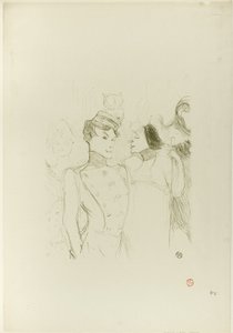 Lender und Lavallière in einer Revue im Variété von Henri de Toulouse Lautrec