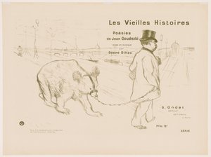 Les Vieilles histoires: Couverture - Frontispiz von Henri de Toulouse Lautrec