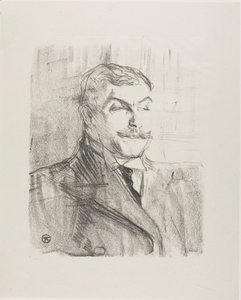 Lucien Guitry, aus Treize Lithographies von Henri de Toulouse Lautrec