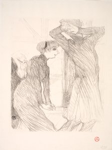 Lugné Poë und Berthe Bady in "Au-dessus des Forces Humaines"